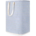 thumbnail image 1 of Panier à Linge Pliable 72L Anti-Humidité Rayé, 1 of 6