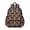 Mushroom and Star Black Pattern, variant on Mushroom and Star Black Pattern Cute School Backpack with Padded Back and Adjustable Shoulder Straps 13.4"x11"x4.7"