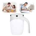 thumbnail image 2 of Rechargeable Automatic Coffee Stirring Mug With 350ml Large Capacity USB C Fast Charging Leak Proof Lid & Stainless Inner One Button Operation Stirring Cup For Coffee,kitchen drinking cups, 2 of 8