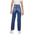 thumbnail image 2 of Women's Ripped Boyfriend Jeans Distressed Denim Ankle Length Jeans, 2 of 6