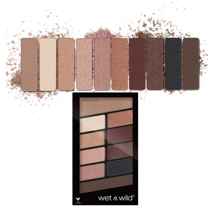 wet n wild Color Icon Eyeshadow 10 Pan Palette, Nude 