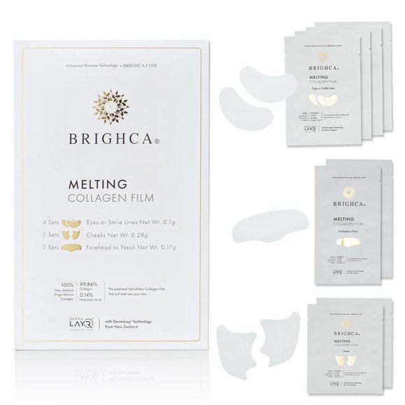 Paquete de Repuesto de Película de Colágeno BRIGHCA Antienvejecimiento Para Cuidado de la Piel