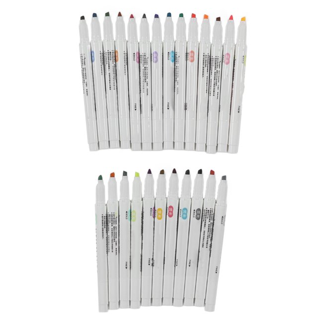 Pastel Highlighter, Double Ended Highlighter Ergonomic Design for School for Art Department for Office