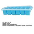 thumbnail image 3 of Silicone Soup Freezer Tray with Flexible Lid BPA-Free Leak-proof Versatile Freezing Molds for Soups Sauces And Complementary Food, 3 of 5