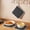 Black, variant on Quatrefoil Moroccan Pattern Pot Holders for Kitchen Heatproof Potholder, 2 Pack Geometric Blue Morocco Hot Pads Multipurpose Oven Pads Cloth Potholders Trivet for Cooking and Baking