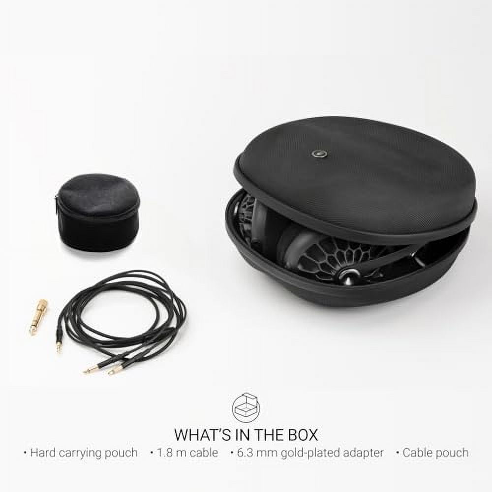 MEZE AUDIO 105 AER | Wired Over-The-Ear Lightweight Audiophile Open-Back Headphones | 50mm Dynamic Drivers | Low Impedance 42 Ohms | Cables and Carrying Pouch Included