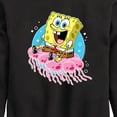 thumbnail image 3 of SpongeBob SquarePants - Spongebob And Jellyfish - Toddler & Youth Crewneck Fleece Sweatshirt, 3 of 6