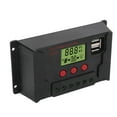 thumbnail image 4 of Controlador solar, Controlador solar PWM 12V PWM Controlador de carga solar Regulador solar Verdadera excelencia, 4 of 8