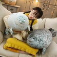 thumbnail image 6 of 12 Inch Cute Blob Seal Pillow, Chubby Seal Plush Hug Pillow Soft Stuffed Animal Toy, Adorable Birthday Gifts Christmas Gifts - 12 Inch Gray Seal, 6 of 8