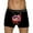 Black, variant on YAYUBA Mens Underwear Heart Print Boxer Shorts Mens Fashion Casual Comfort Valentines Day Printed Underwear