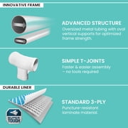 INTEX Prism Frame 20ft x 52in Above Ground Swimming Pool Set w/ Pump