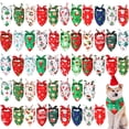 thumbnail image 1 of Bandanas navideñas para perros Abbylike, 50 unidades (80 x 55 cm), 1 of 7