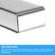 thumbnail image 4 of 2Pack 130mm/5" Colgador de baño de acero inoxidable, ganchos para toallas de doble cara para puerta de ducha de vidrio sin marco (Plata), 4 of 7