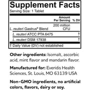 BioGaia Gastrus Chewable Tablets, Adult Probiotic Supplement for Stomach Discomfort, Constipation, Gas, Bloating, Regularity, Non-GMO, 30 Tablets, 2 Pack