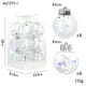 thumbnail image 1 of Accesorios colgantes navideños Adornos para árbol de Navidad Cajas de regalo navideñas Bolas de plástico transparente, 1 of 6
