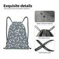 thumbnail image 4 of Lukts Poodle Dog Pattern Drawstring Backpack Bag Sport Gym Sackpack,String Backpack Sport Bag Sack,Cinch Tote Gym Backpack-Medium, 4 of 6