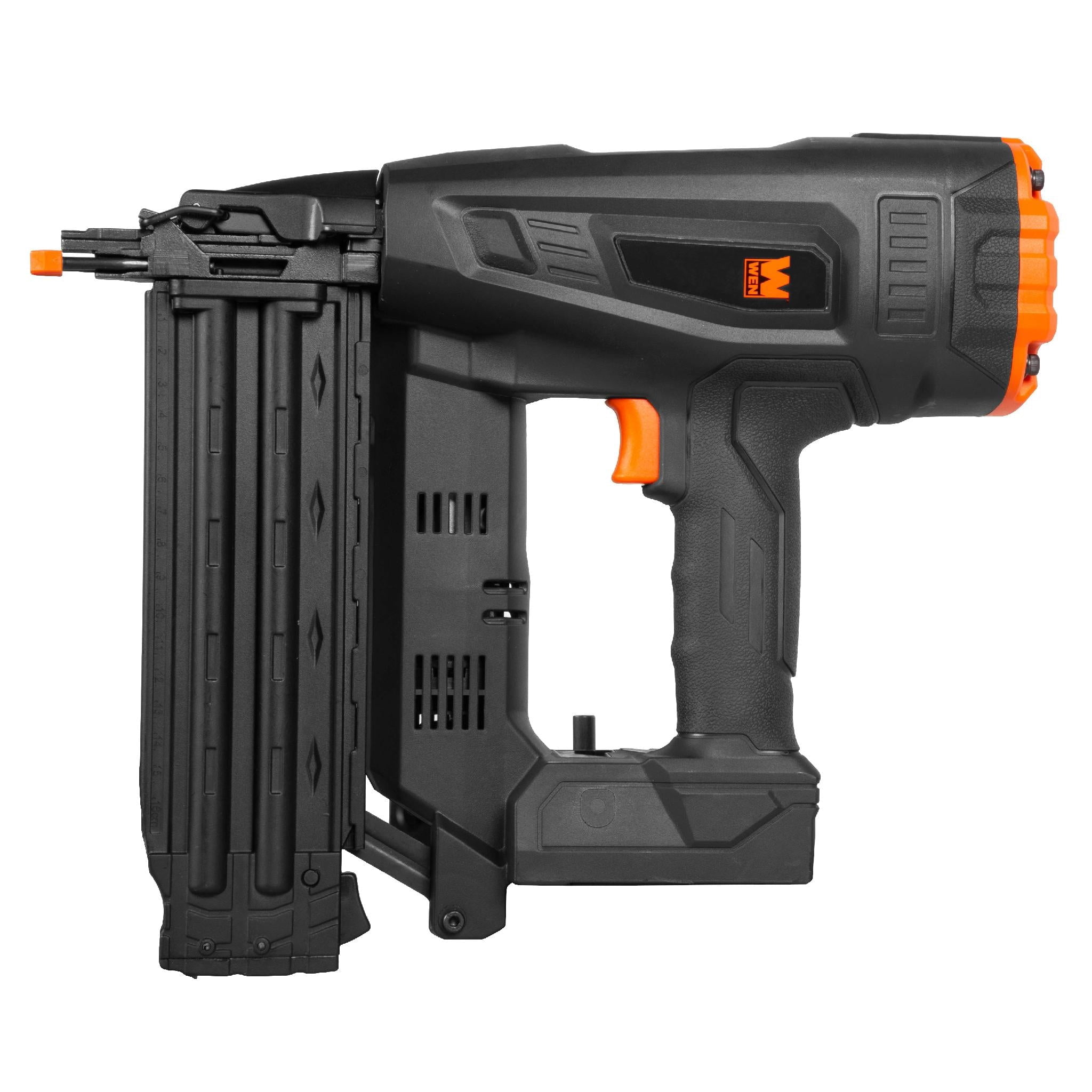 WEN 20V Max Cordless Brushless 18-Gauge Brad Nailer (Tool Only – Battery Not Included) (20518BT)