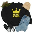 thumbnail image 4 of Melanin King Unisex Sweatshirt S-3XL Conscious King Black Men are Beautiful, 4 of 5