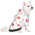thumbnail image 2 of Fotbe Red coral and scallop seashell Sudadera con Estampado para Perros Pequeños – Suéter con Capucha para Mascotas, Tela Suave de Forro Polar con Bolsillo-X-Small, 2 of 7