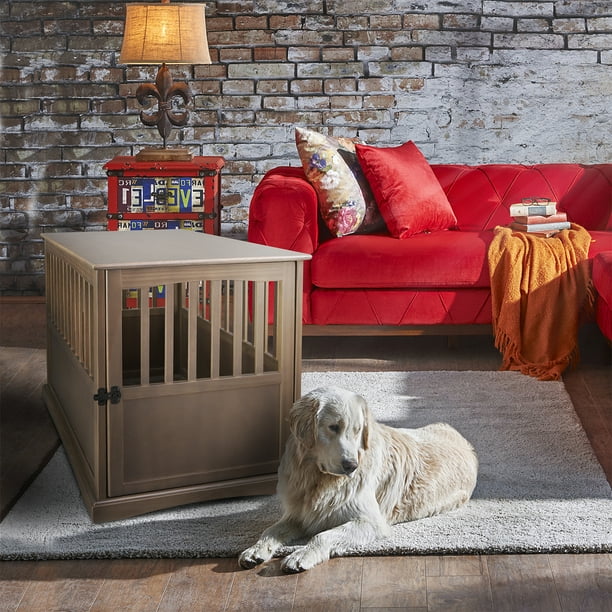 Dog crate top end table xl