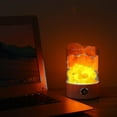 thumbnail image 2 of Jinsinto Natural Himalayan Salt Lamp, USB Powder Salt Crystal Rock Lamp Good, 2 of 5