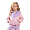 thumbnail image 3 of Liyamei Kids Lightweight Hooded Patchwork Jacket with Zipper for Fall Windproof Wear Size 2-3 Years, 3 of 7