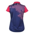 thumbnail image 2 of Monterey Club Women's Sweet Sparkling Contrast Golf Polo Shirt #2609, 2 of 3