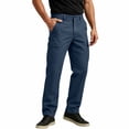 thumbnail image 4 of Lmueinov Multi Pocket Cargo Pants for Men Plus Size Button Elastic Waist Straight Leg Trousers Hiking Casual Work Outdoor Outfits S-3XL, 4 of 5