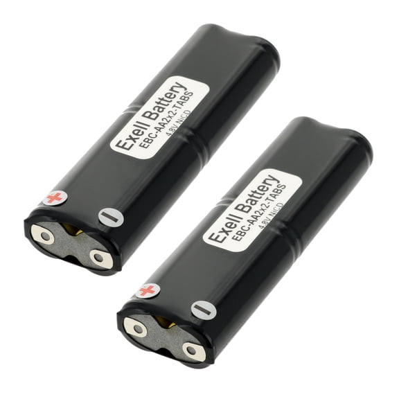 2x 4.8V 1000mAh NiCD Batteries w/Tabs Fits Chloride 100-003-A031 100-003-A036