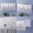 thumbnail image 1 of 1.5P Air Conditioner Dust Cover Dustproof Wall Mounted Air Conditioner Protective Case Home Decorative Dust Cover Blue Mushroom Rabbit 1.5P‑2P Within 94cm/37in, 1 of 9