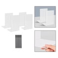 thumbnail image 4 of Sujetalibros Acrílico en apariencia de L, 4 Uds., Separador de Libros, Tapón para Libros con Bolígrafo , Soporte para Libros, Películas, , Papelerí Transparente Yotijar Tapón de sujetalibros, 4 of 9