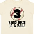 thumbnail image 4 of Inktastic 3rd Birthday Baseball 3 Year Old Boy Boys or Girls Toddler T-Shirt, 4 of 5