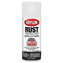 Krylon Rust Protector Enamel - Semi-Gloss, Quick Drying - 12 oz, White