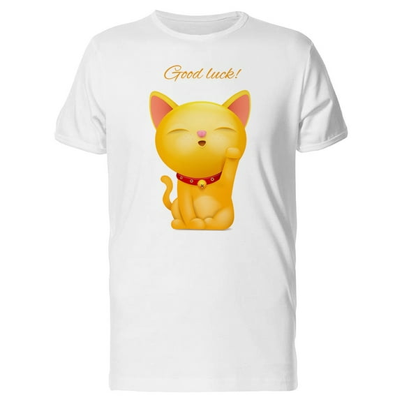 Maneki Neko Good Luck Emoji Tee Men's -Image by Shutterstock