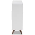 thumbnail image 5 of Bowery Hill Wine Cabinet in White and Brown, 5 of 9