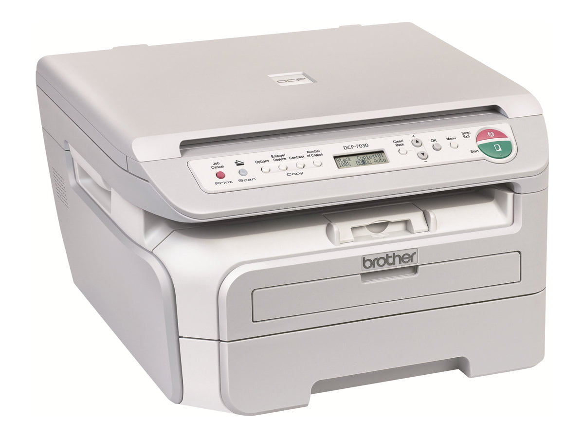 Brother DCP-7030 printer - B/W - laser - up to 22 ppm (copying) - up to 22 ppm (printing) - 250 sheets - USB 2.0 - Walmart.com