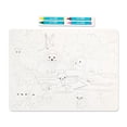 thumbnail image 4 of Pen+Gear Washable Jungle Coloring Placemat Kit with 4 Crayons, Black and White, 4 of 6