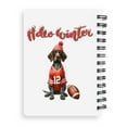 thumbnail image 2 of Hello Winter German Shorthaired Pointer Football Snowman Welcome Snowy Morning Spiral Bound Journal GSP Lover Dog Gift 5x7in Spiral Notebook - 01012, 2 of 5