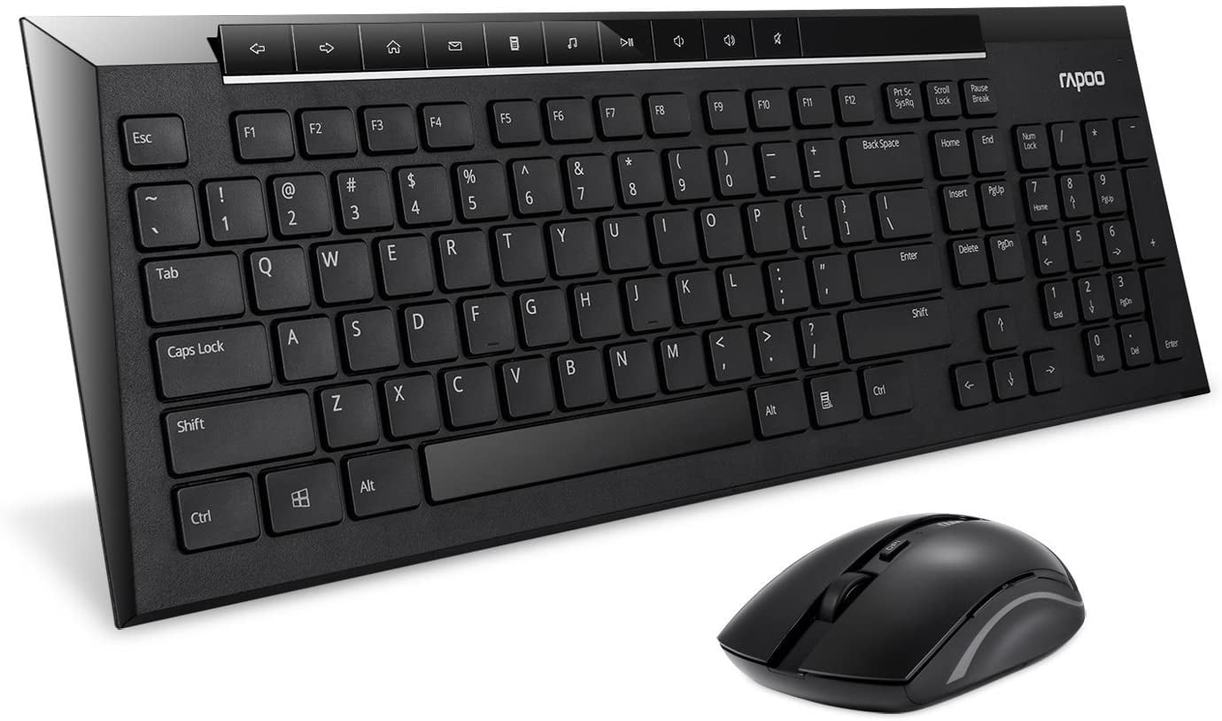 multimedia wireless keyboard and mouse combo