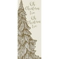 thumbnail image 3 of Kimberly, Allen 12x24 Black Modern Framed Museum Art Print Titled - Oh Christmas Tree, 3 of 5