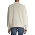 Time and Tru Women's Sherpa Quarter Zip Sweater