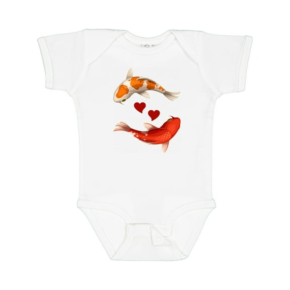 Inktastic Koi Carp Fish Japanese Boys or Girls Baby Bodysuit