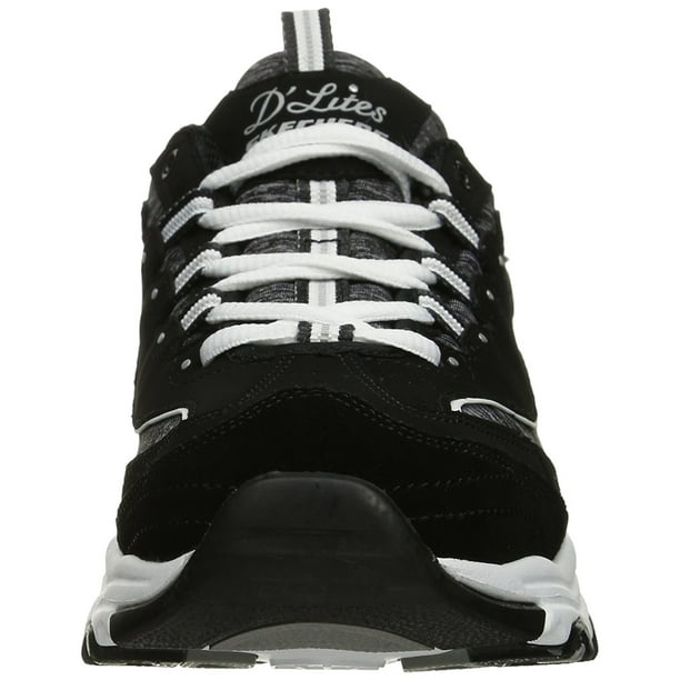 Skechers Womens D'lites Low Top Lace Up Fashion Sneakers 