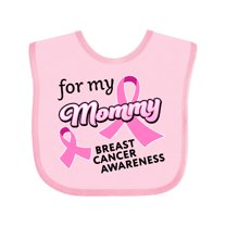 Inktastic For My Mommy - Breast Cancer Awareness Boys or Girls Baby Bib