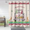 thumbnail image 2 of Easter Shower Curtain Easter Eggs Gnome Bunny Truck Shower Curtains for Bathroom Decor Spring Flowers Bath Curtains Sets for Spring Easter Bathroom Decor Fabric Waterproof Small Stall 36" X 72", 2 of 6
