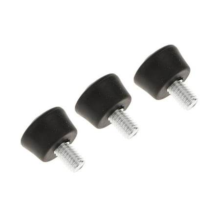 Image of 3x Replacement Rubber Feet 3/8inch Screw slip For Camera Monopod Tripod