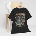 thumbnail image 2 of Acce FrehHley Rock Star Vintage Graphic T-Shirt, KISsz Rock Band Unisex Cotton Tee, 2 of 5