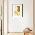 thumbnail image 4 of Radiant Glow Wall Art Poster, Minimalist Yellow and White Abstract Prints for Modern Bedroom, Office or Living Room Decoration, Unframed Size 45x60 cm / 18x24″, 4 of 13