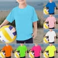 thumbnail image 2 of Boys Rash Guard Short Sleeve Kids UV Sun Protection UPF 50+ Shirt Water Shirts Athletic T-Shirt, 2 of 10