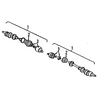 Genuine OE Mitsubishi Axle Assembly - MB620612